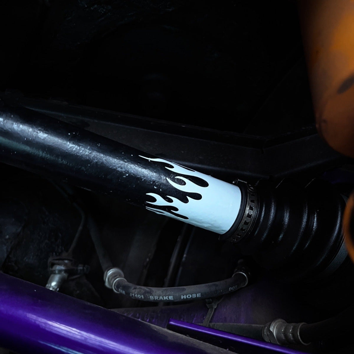 Decal "axle flames"