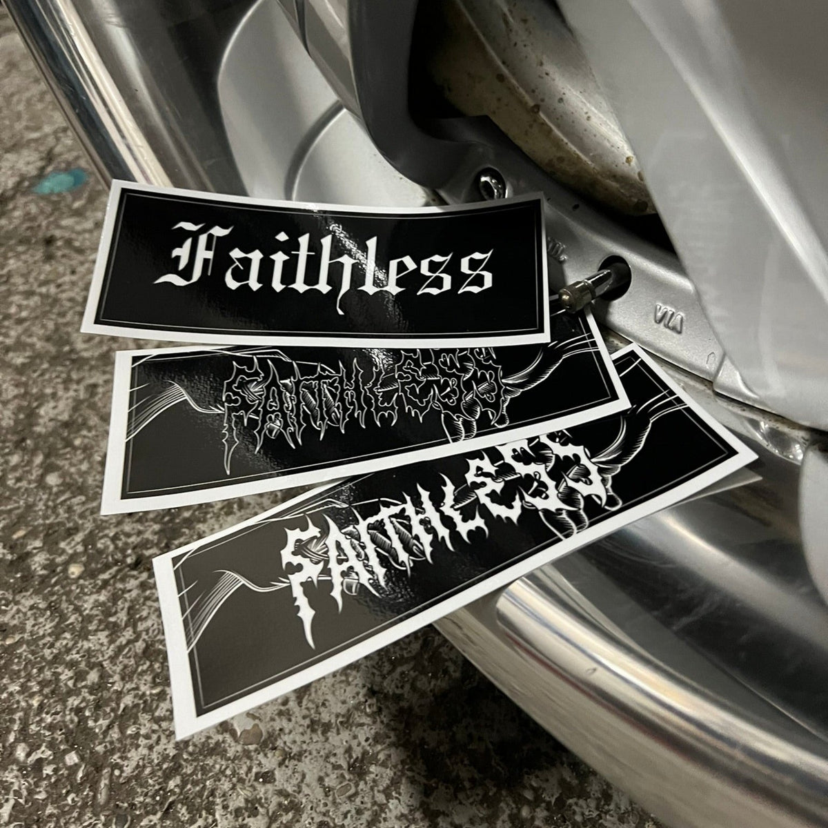 Faithless sticker "black"